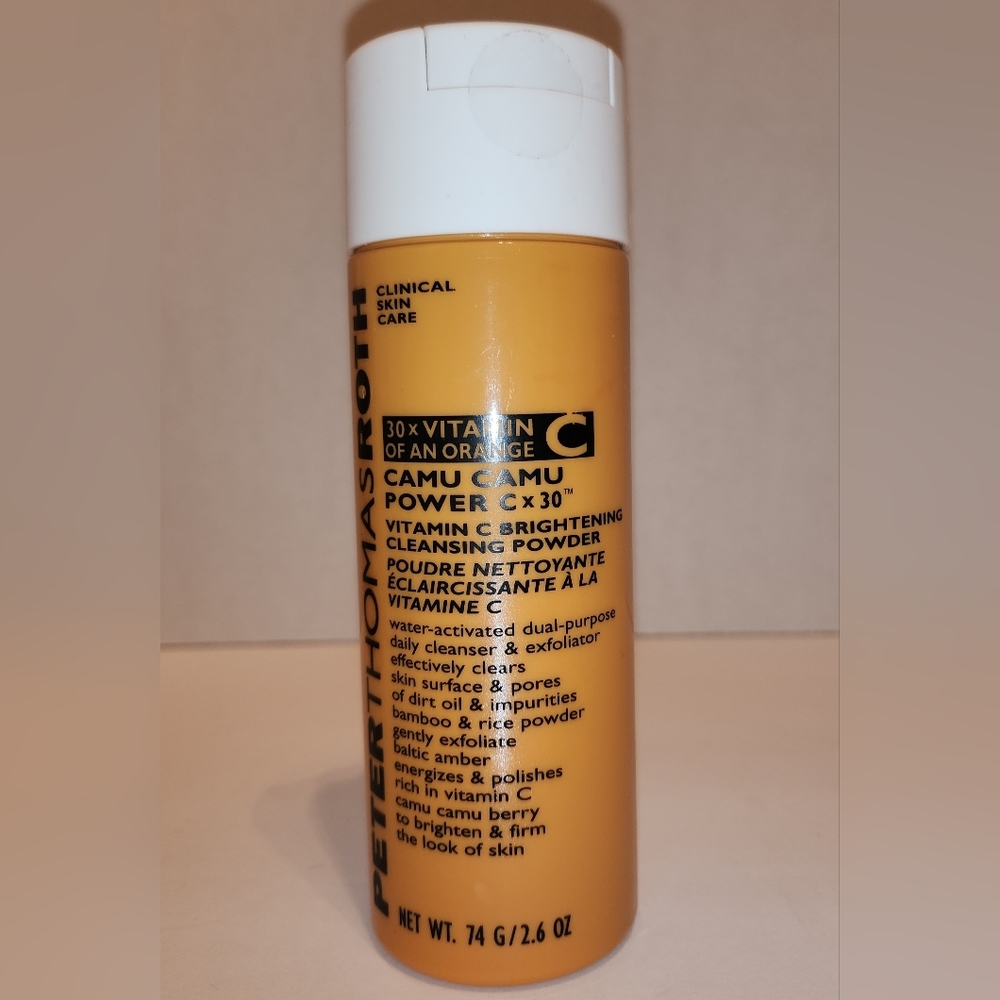 Peter Thomas Roth Camu Camu Vitamin C Brightening Cleansing Powder~ New